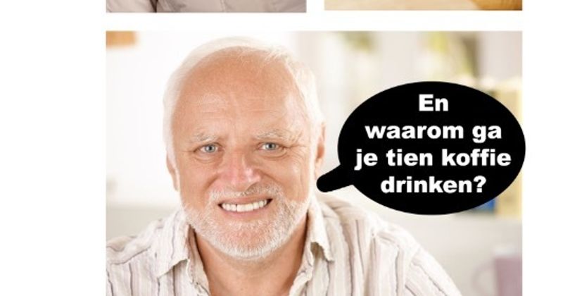 Vet veel koffie