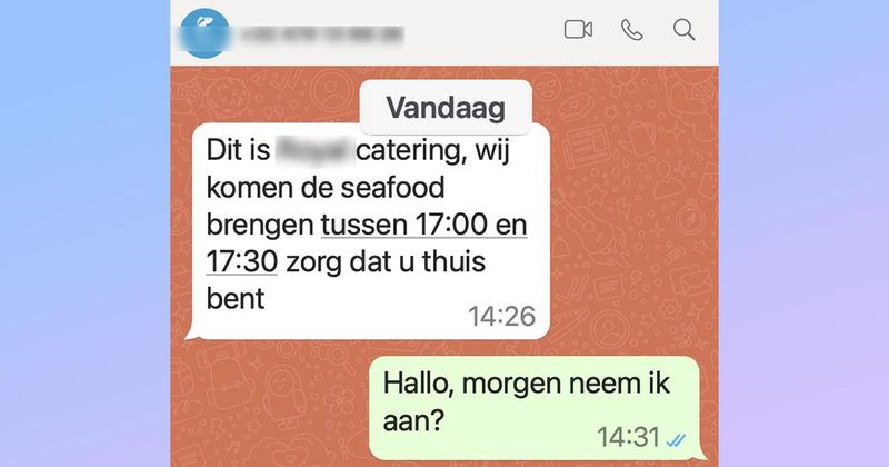 Bij dit cateringbedrijf hoef je geen sorry te verwachten als ze een foutje maken en mag je vooral zelf niet boos worden (8 screens)