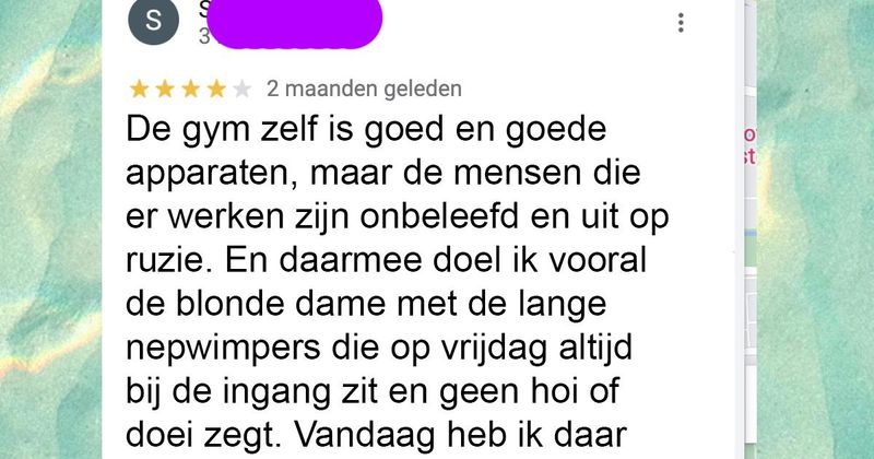 Bij deze gym word je aangevallen door een vrouw die zich gedraagt als een boze kat