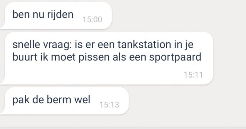 Hier weer een lading Marktplaats-gesprekken die nergens over gaan (18 screens)