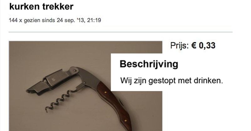15 vet debiele Marktplaats advertenties voor als je zin hebt om te lachen