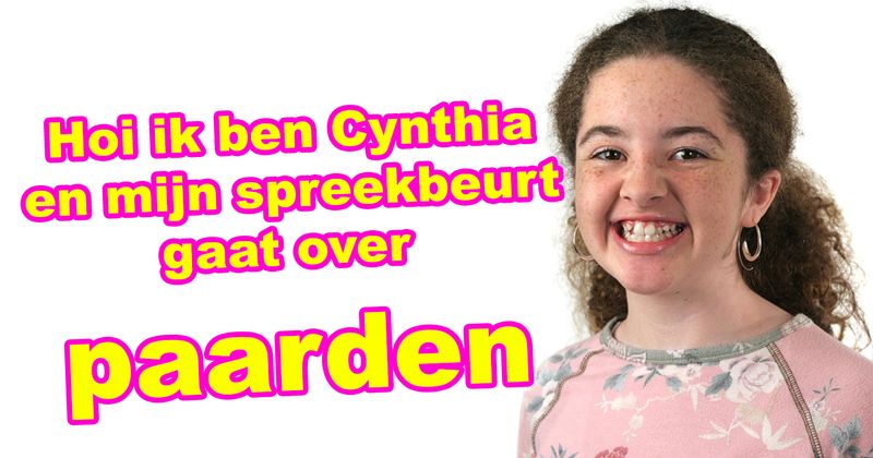 Spreekbeurt over paarden