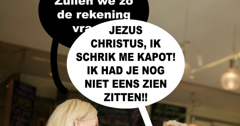 Gezellig koffie drinken