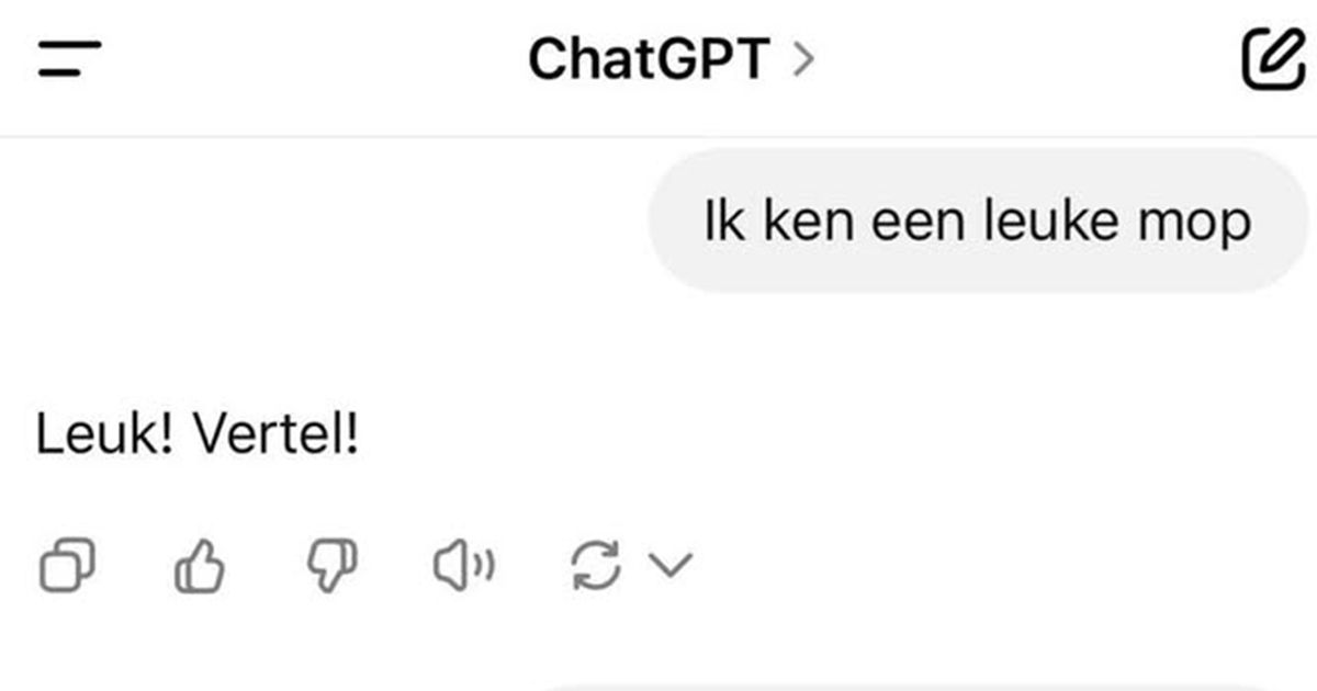 ChatGPT lijkt niet heel erg onder de indruk te zijn van deze klassieke