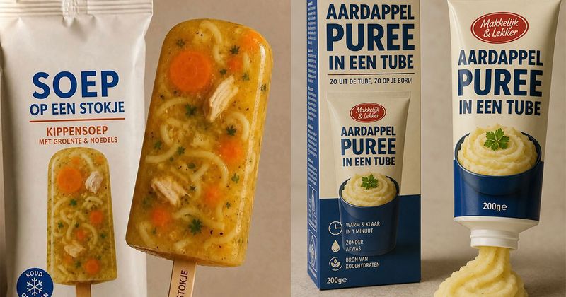 18 producten die gelukkig (nog) niet in de supermarkt liggen