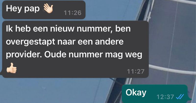 Oplichter neemt eindelijk weer eens contact op met haar 'vader' na 8 maanden geen contact en die mag dan meteen even lekker 4320,21 euro aftikken
