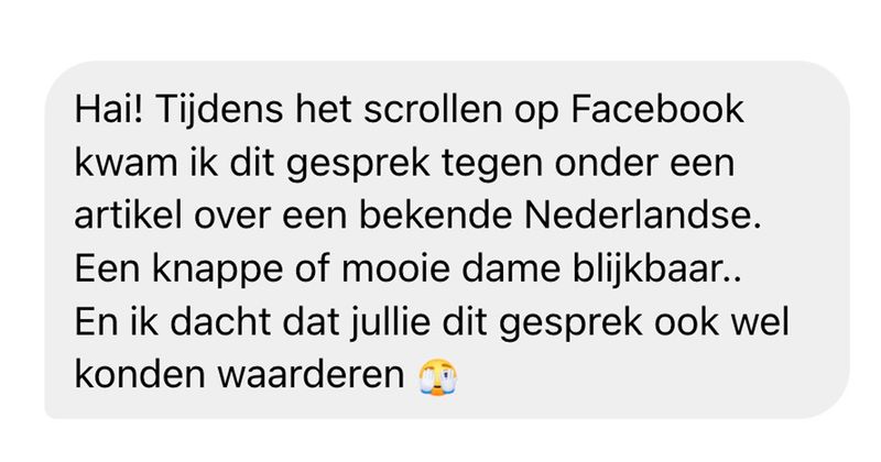 Hier een gezellige en leerzame discussie op Facebook over de definitie van het woord 'knap'