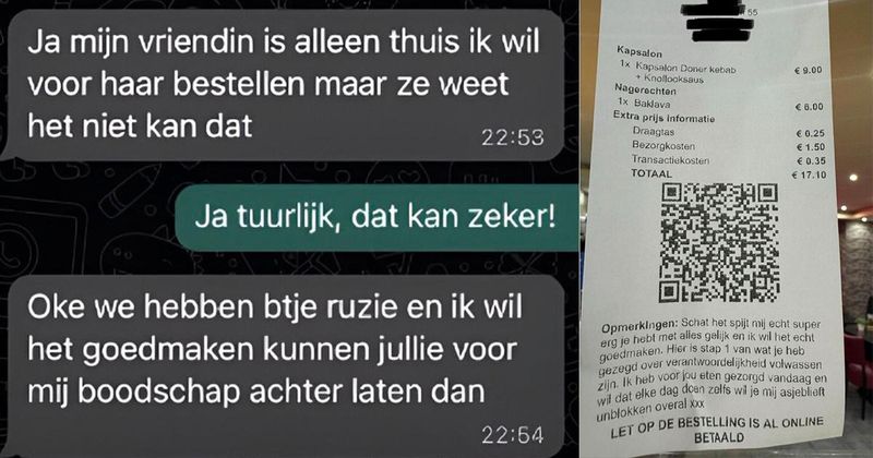 Gast heeft ruzie met z’n vriendin en wil het goedmaken met een kapsalon, het loopt alleen net even anders dan gepland...