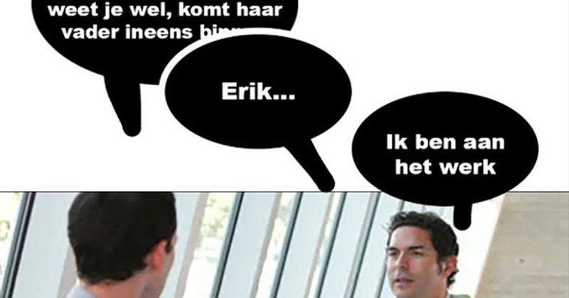 Aan het werk