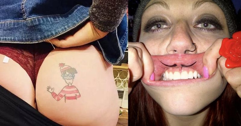 20 vet domme tatoeages die mensen hebben laten zetten toen ze dronken waren
