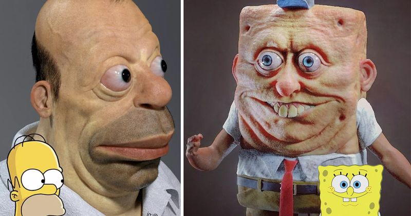 10 verontrustende 3D creaties van tekenfilmfiguren waar je geheid wakker van gaat liggen vannacht