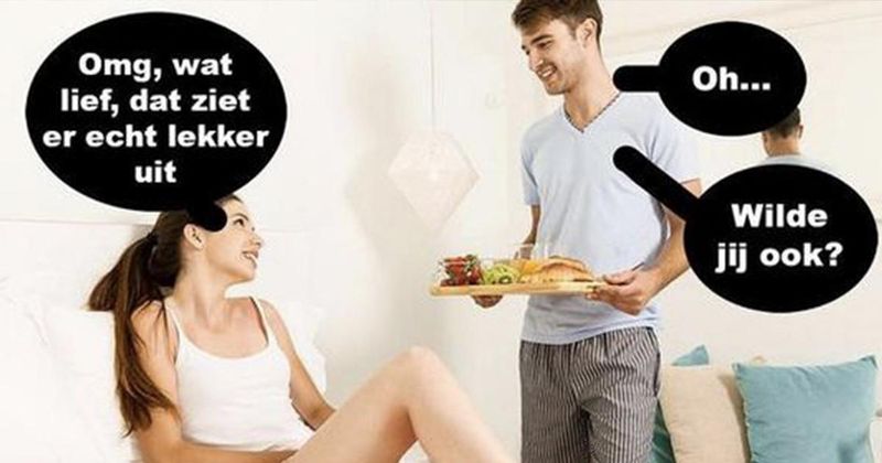 15 vet domme grappen voor als je net wakker bent