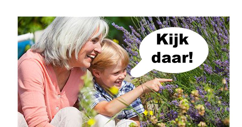 Oma met humor