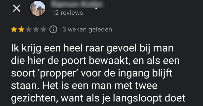 Ondanks de 'propper' met twee gezichten bij de ingang, moet dit toch wel de ideale plek zijn om een keer een latte macchiato te gaan drinken