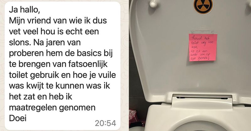 Meisje woont samen met een slons die nooit iets doet en dit is haar oplossing (6 screens)