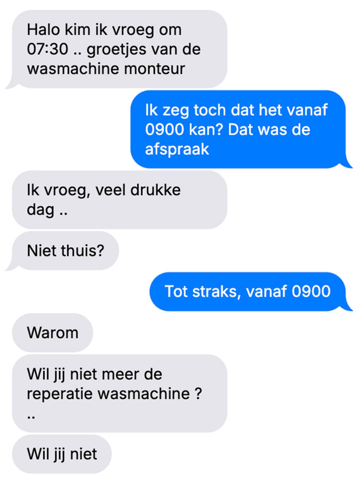 wasmachine monteur