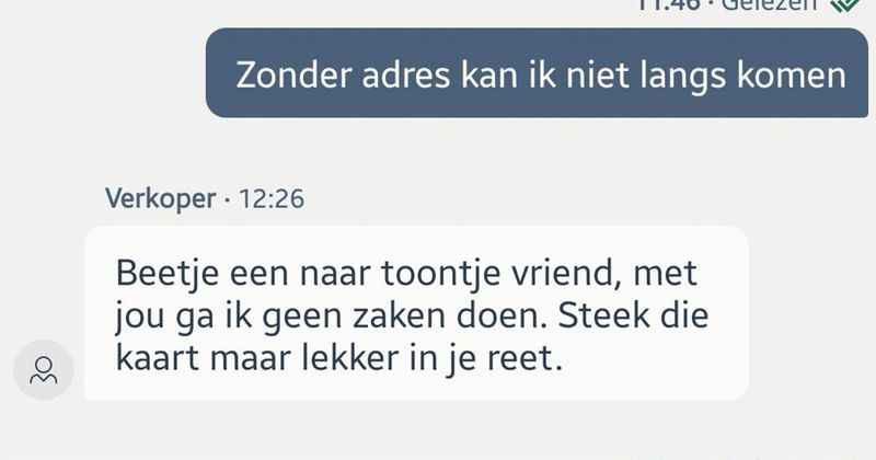 Marktplaats-gesprek over een videokaart escaleert helemaal uit de hand omdat deze koper zogenaamd een 'naar toontje' heeft (5 screens)
