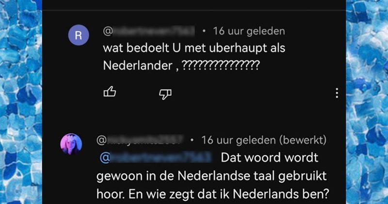 Hier iemand die vindt dat Nederlanders het woord 'überhaupt' niet mogen gebruiken