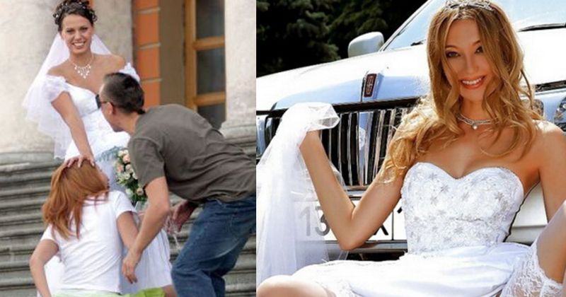 De 14 meest awkward trouwfoto's ooit