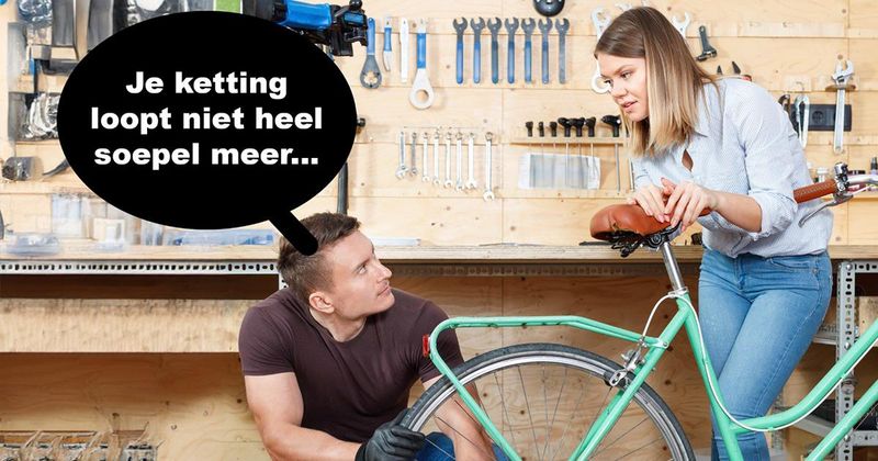 Dit een van de meest voorkomende misverstanden bij de fietsenmaker (6 screens)