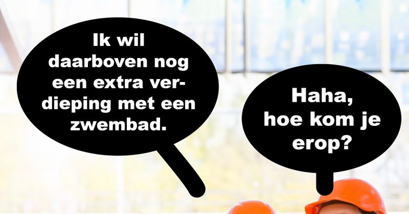 Extra verdieping met zwembad
