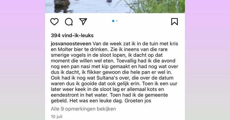 De 17 wildste avonturen uit het dagboek van Jos van Oostveen op Instagram