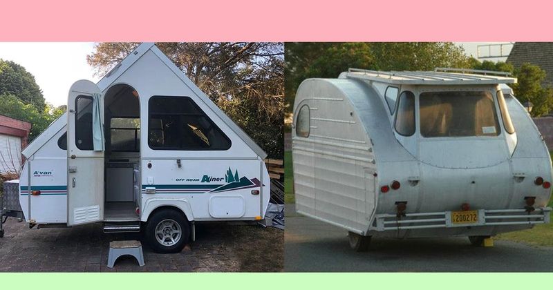 20 campers en caravans die de hele sfeer op de camping verzieken omdat ze er zo stom uitzien