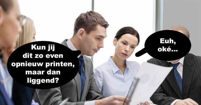 Liggend printen