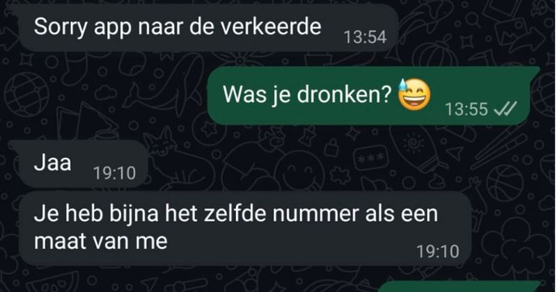 Klusjesman komt 2 jaar na het plaatsen van een serre deze vrouwejke klant nog even lastigvallen op WhatsApp (3 screens)