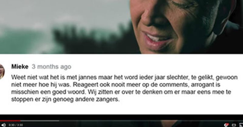 De 10 allerbeste YouTube comments onder clips van Nederlandse zangers