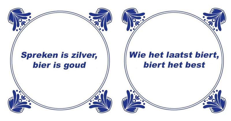 23 spreekwoorden die eigenlijk veel beter werken met bier