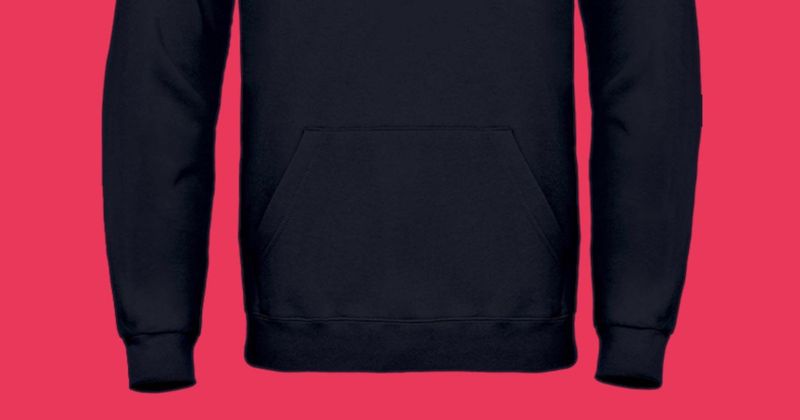 Vet irritante hoodie met tekst die niet in het midden staat haha