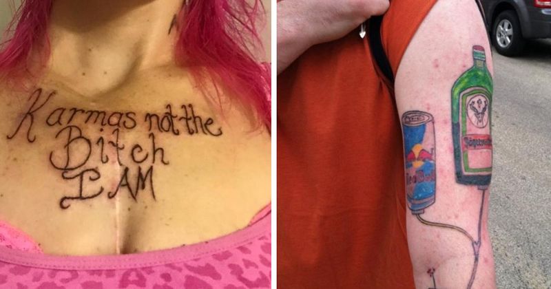 15 tenenkrommend lelijke tatoeages die het netvlies in je oogballen permanent verzieken