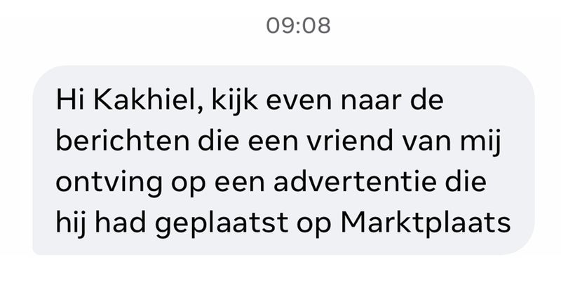 Vrouw wil een videokaart kopen op Marktplaats om cadeau te geven aan haar vriend  maar de onderhandeling loopt niet echt soepel (4 screens)