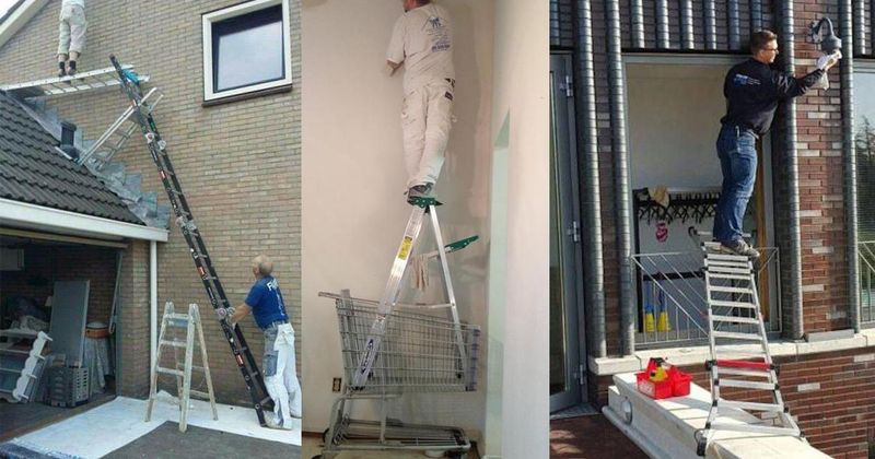 15 klusjesmannen die zo te zien vet graag een keer in het ziekenhuis willen liggen