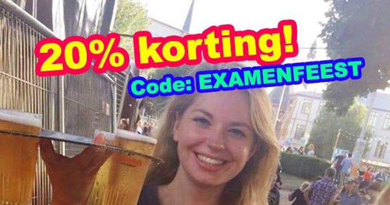 20% korting in de shop!