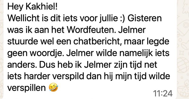 Hier weer een gast die niet normaal kan doen tegen vrouwen op Wordfeud (5 screens)