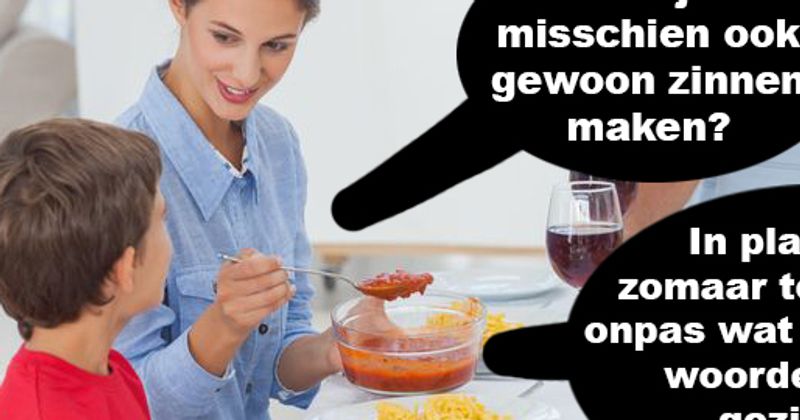Maak gewoon zinnen