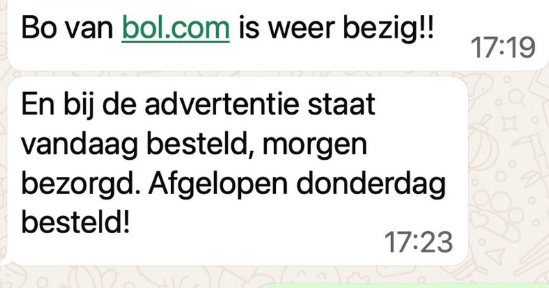 Aan deze digitale servicemedewerker van bol.com heb je echt helemaal niets (6 screens)