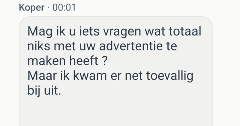 Oudere man is op zoek naar een studente die voor hem als gezelschapsdame wil fungeren en vond Marktplaats daar wel een geschikt platform voor (3 screens) 