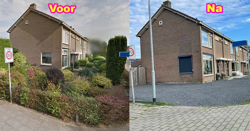 18 voor-en-na foto's van mensen die ineens geen zin meer hadden om te tuinieren