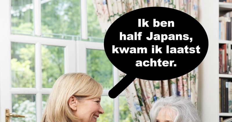 Vrouw komt erachter dat ze half Japans is (6 screens)