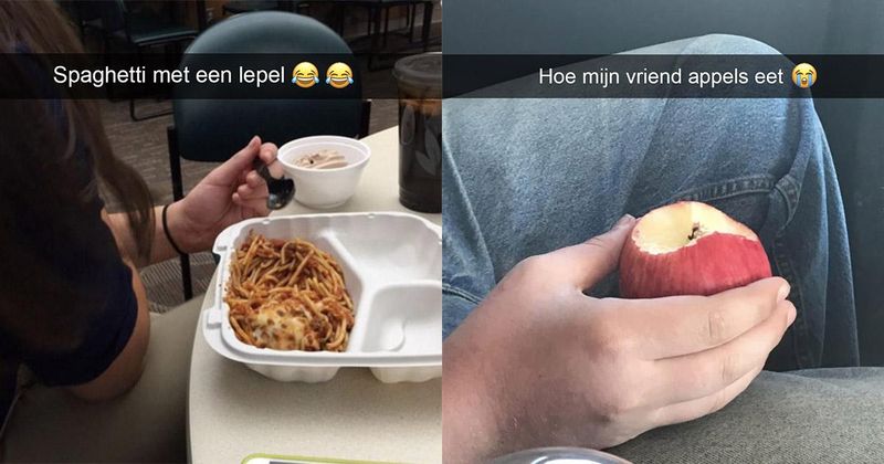 17 mensen die niet echt normaal met eten om kunnen gaan