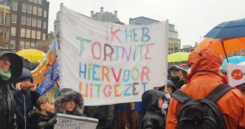 De 15 grappigste klimaatprotest-spandoeken op een rij