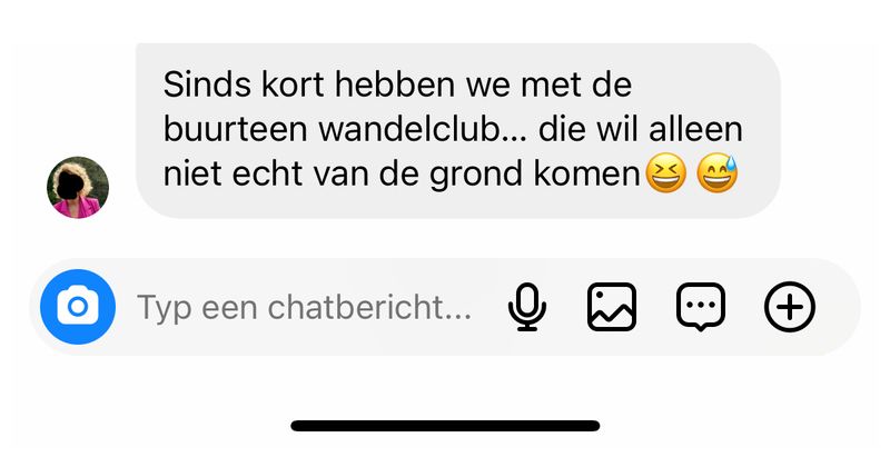 Deze buren hebben sinds kort een wandelclub maar die wil helaas niet echt van de grond komen