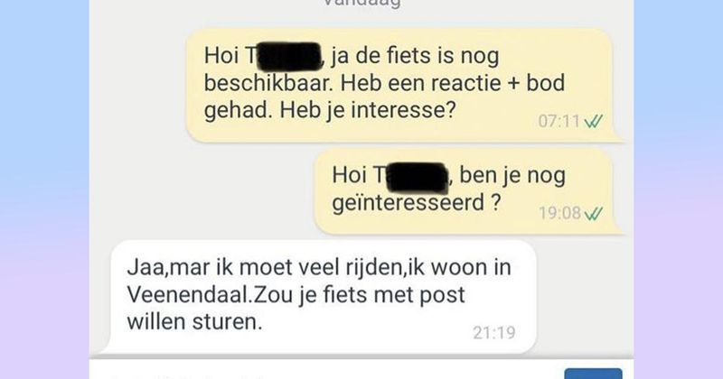 21 vet domme Marktplaats-screenshots om je week mee te beginnen
