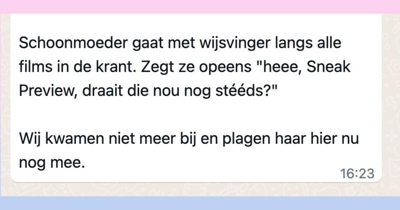 23 mensen die misschien ff normaal moeten doen