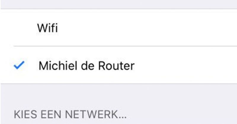 13 vet grappige WiFi namen