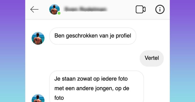 Gast wil na 4 jaar ineens de stofzuiger van zijn ex terug omdat ze met andere jongens op de foto staat (3 screens)