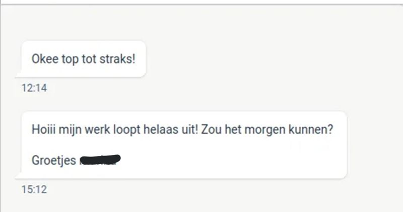 Deze Marktplaats-mevrouw is niet echt goed in afspraken nakomen. 'Succes met je stuur boze meneer' (5 screens)